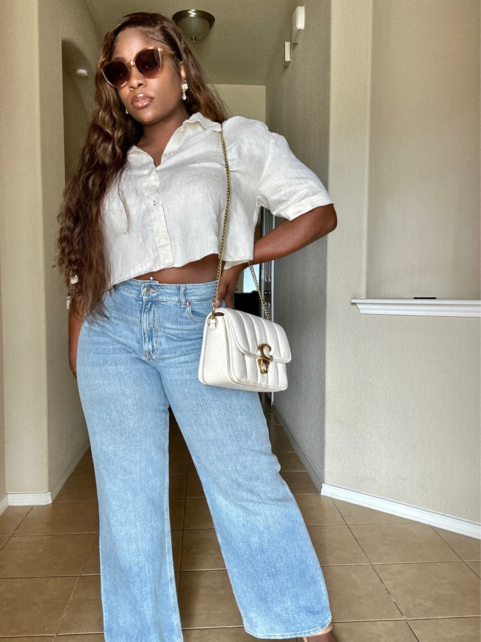 This crop top and jeans will carry me from work right into happy hour! 

#LTKitbag #LTKSale #LTKstyletip