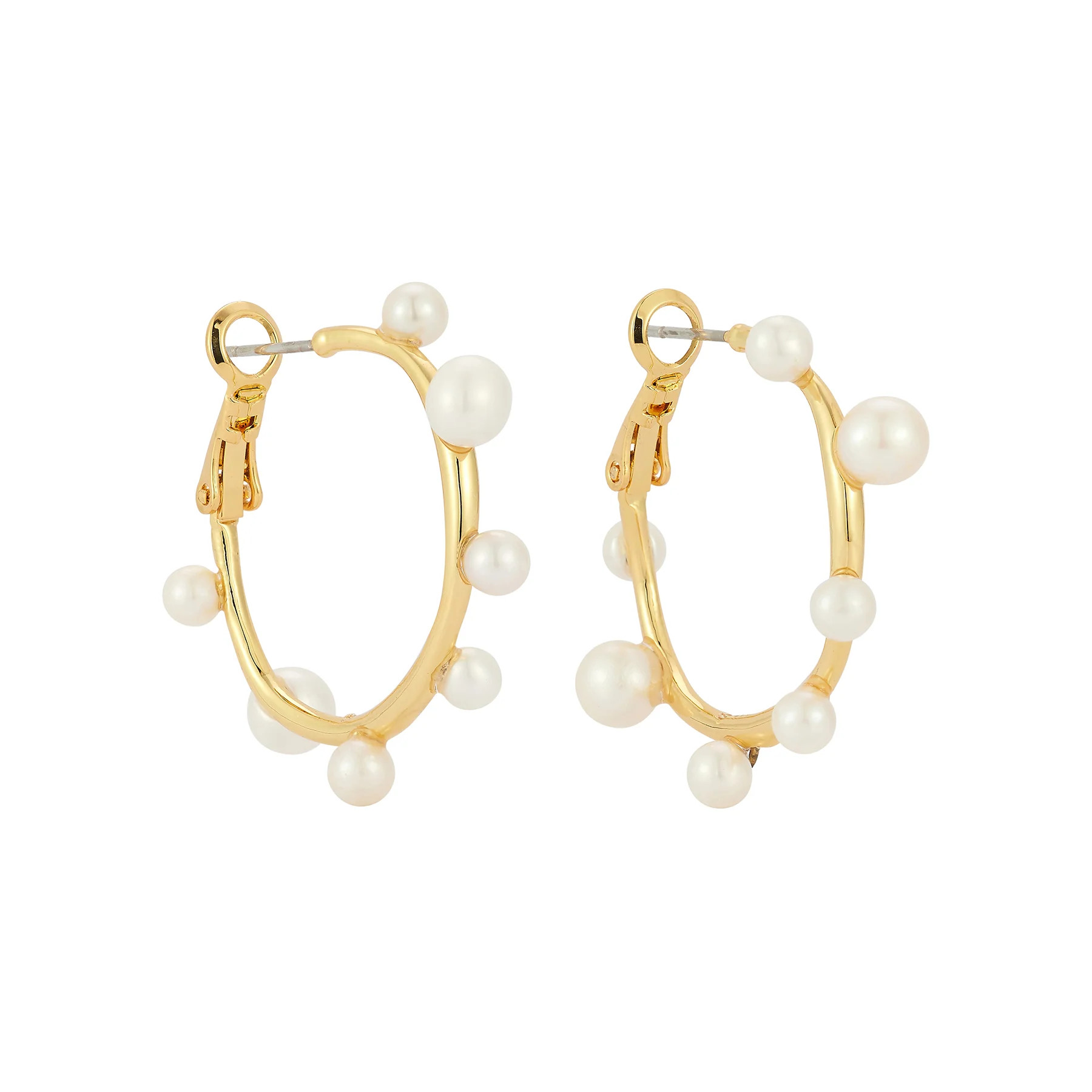 Mini Isla Pearl Hoop Earrings | Mignonne Gavigan