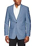 Tommy Hilfiger Men's Modern Fit Stretch Comfort Blazer, light blue solid, 38 Regular | Amazon (US)