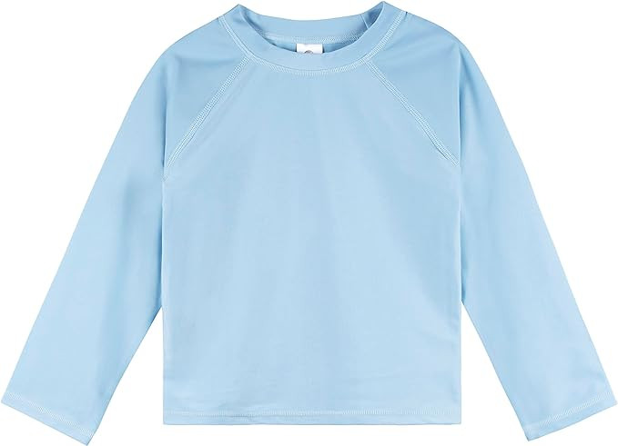 Gerber Baby & Toddler Boys & Girls UPF 50+ Long Sleeve Rashguard Swim Shirt | Amazon (US)