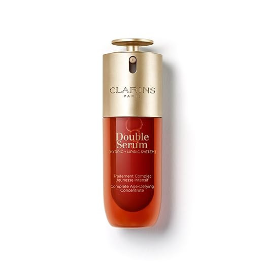 Amazon.com: Clarins DOUBLE SERUM | Anti Aging Face Serum | Visibly Firms, Smoothes, Boosts Radian... | Amazon (US)