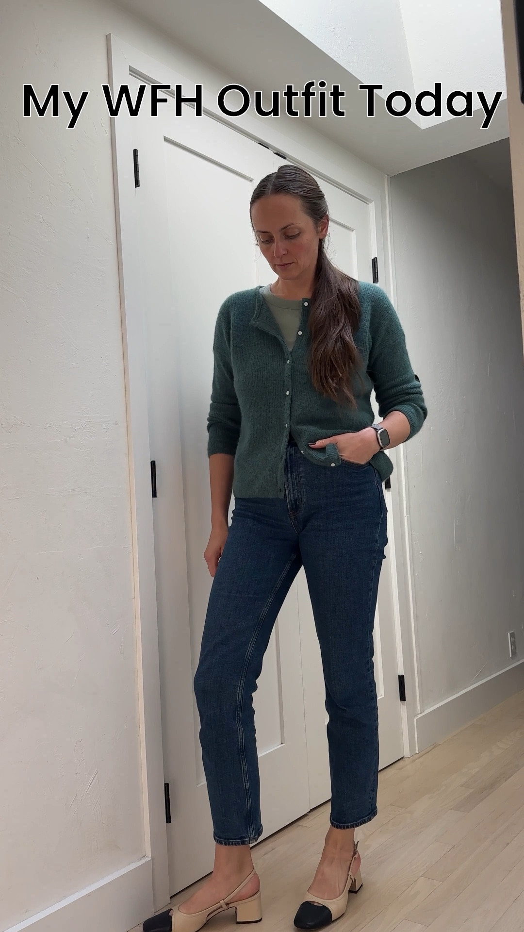 My WFH outfit today styling Gaspard cardigan from Sézane and Sam Edelman shoes

#LTKSeasonal #LTKWorkwear #LTKShoeCrush
