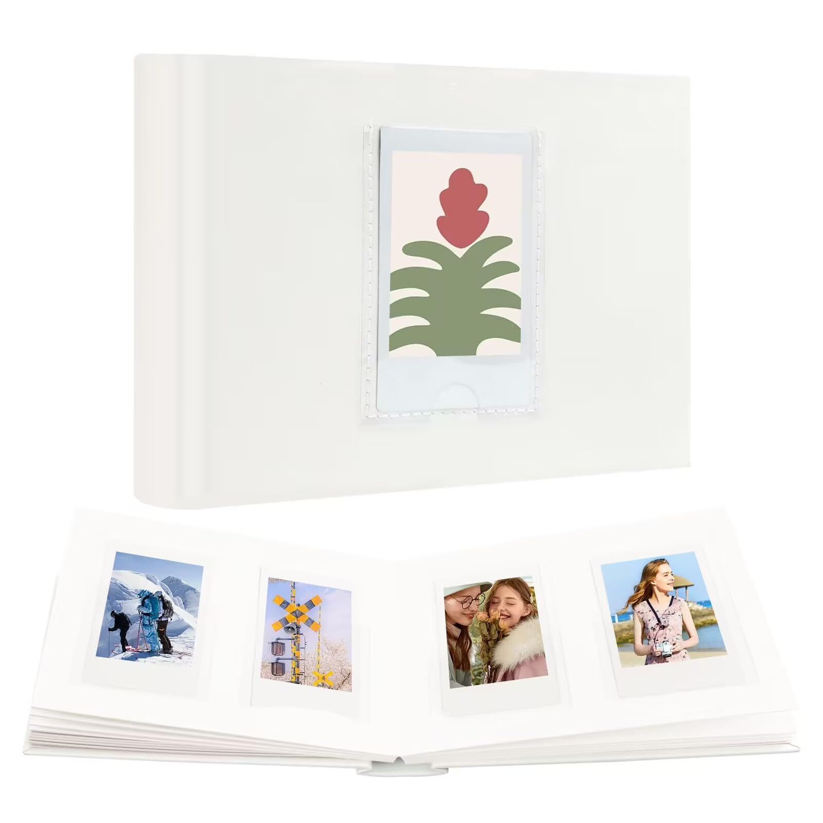 64 Pockets Wedding Guest Book with Writing Space,2x3 Inch Polaroid Photo Albums for Fujifilm Inst... | Amazon (US)