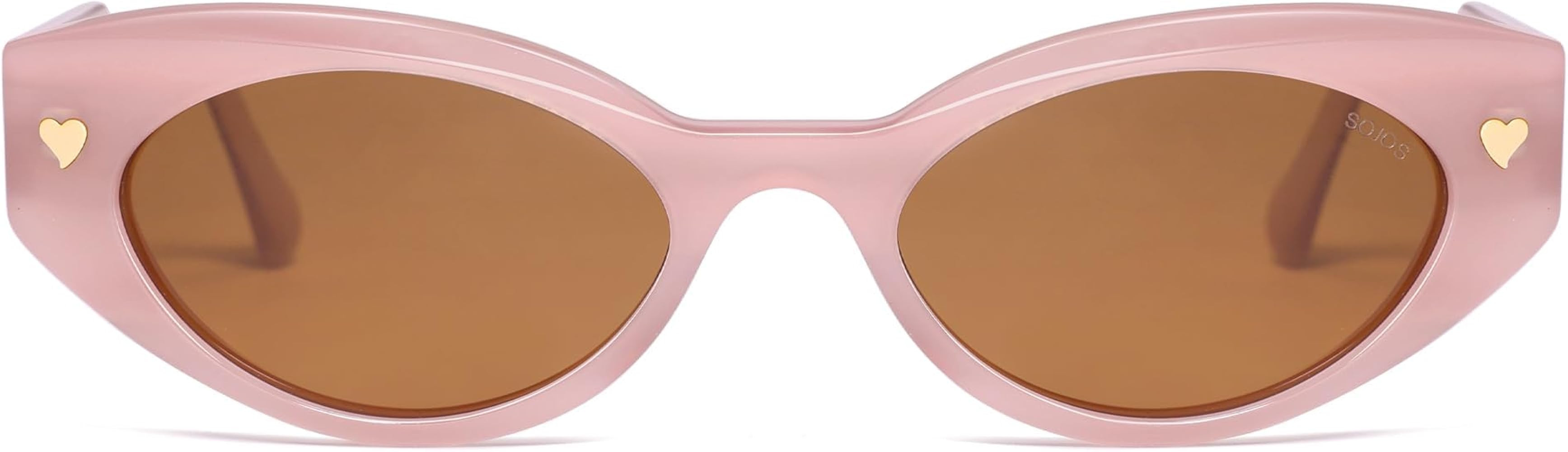 SOJOS Acetate Polarized Cat Eye Sunglasses for Women Lightweight Retro Vintage Sun Glasses UV400 ... | Amazon (US)
