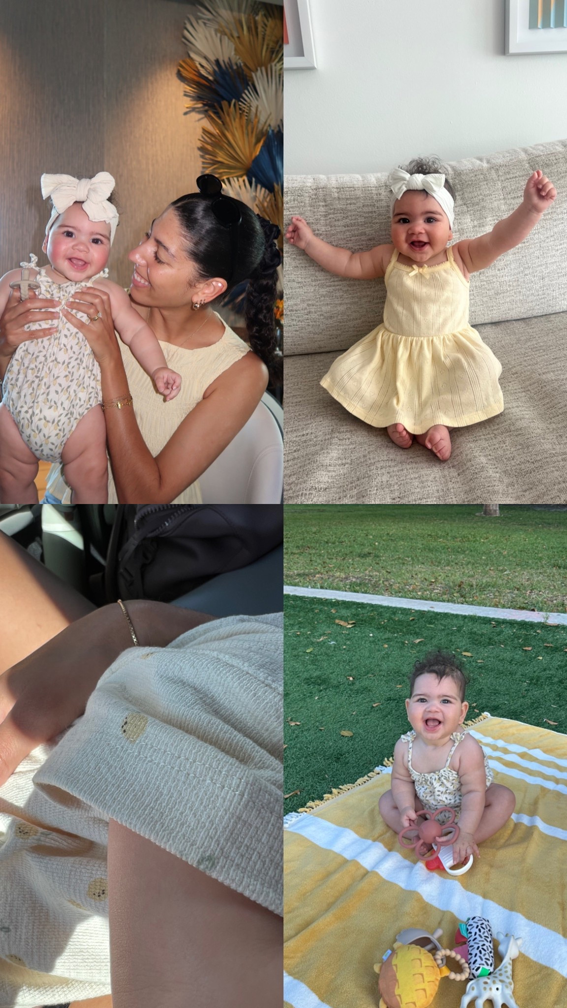 Yellow baby outfits 🍋🌼💛