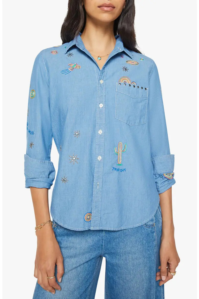 The Foxy Boxy Denim Shirt (Women) | Nordstrom | Nordstrom