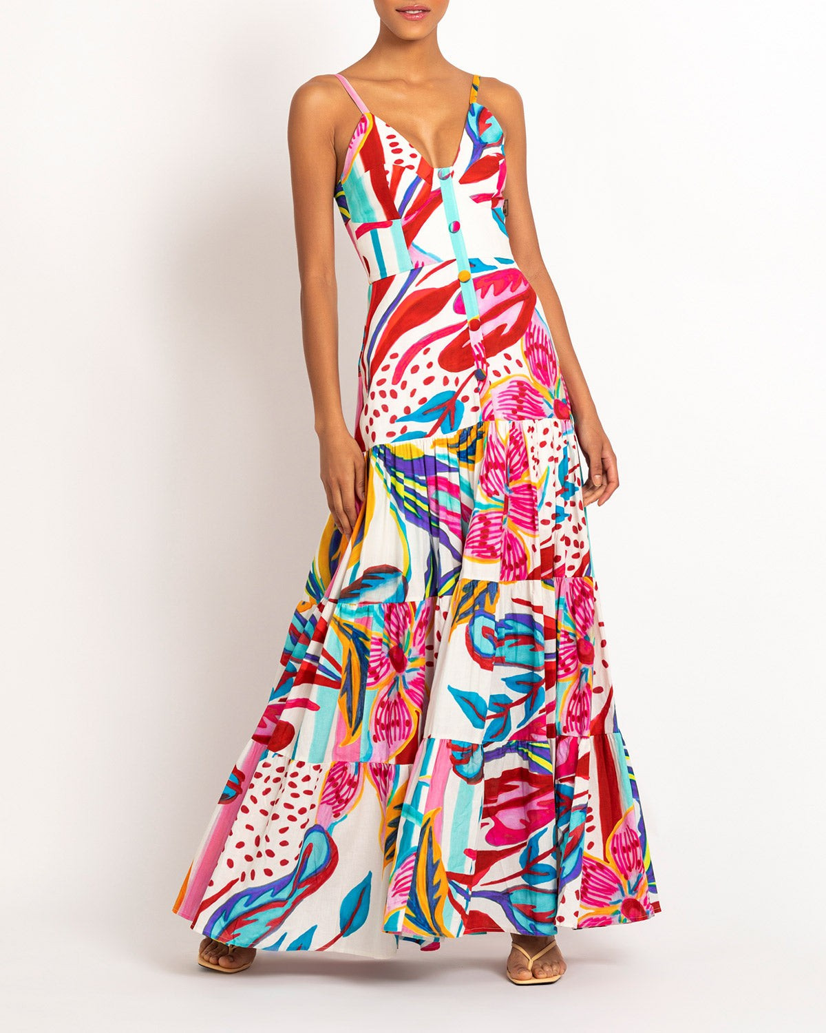 Flora Sleeveless Maxi Dress | PatBO