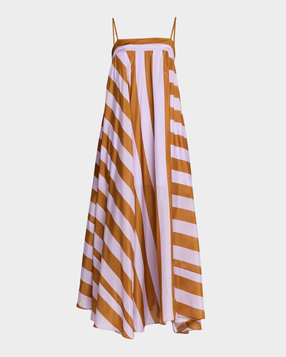 Indra Stripe Maxi Dress | Neiman Marcus