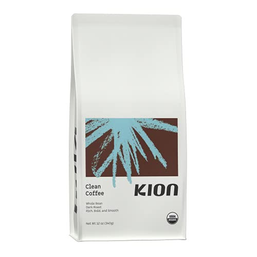 Kion Organic Coffee | Tested for Toxins | Roasted to Maximize Health and Taste | Whole Bean Dark Roast 12 Oz | Amazon (US)