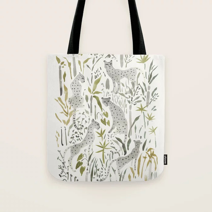 Grey Cheetahs Tote Bag | Society6