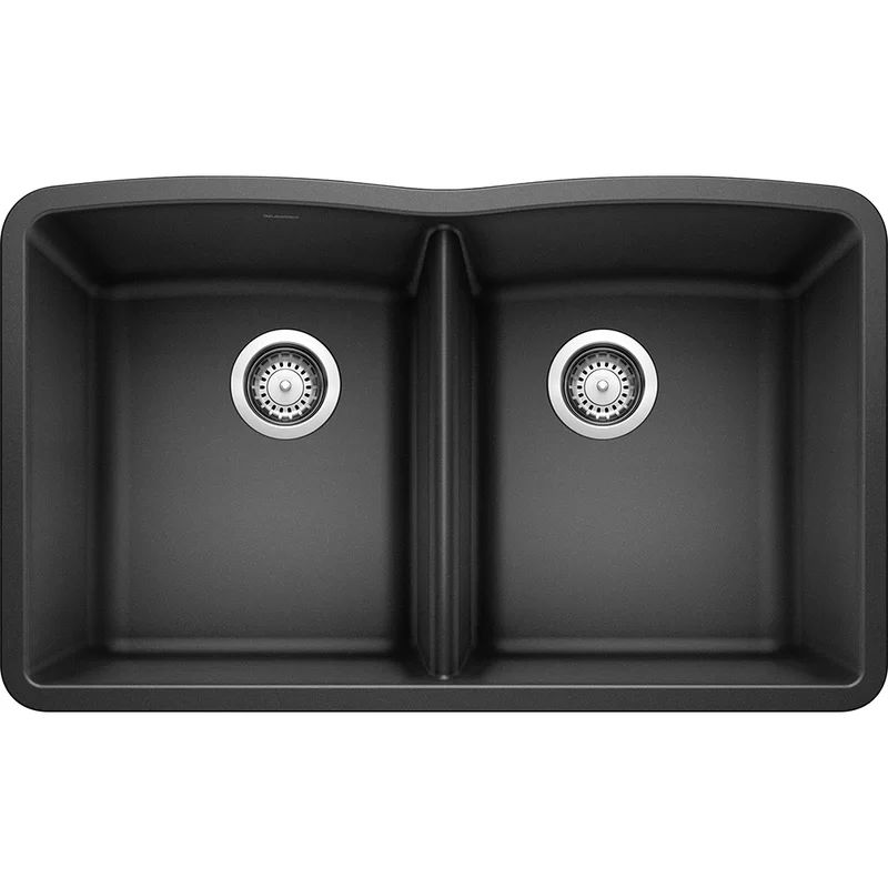 440184 Diamond 32" L x 19" W Double Basin Undermount Kitchen Sink | Wayfair North America