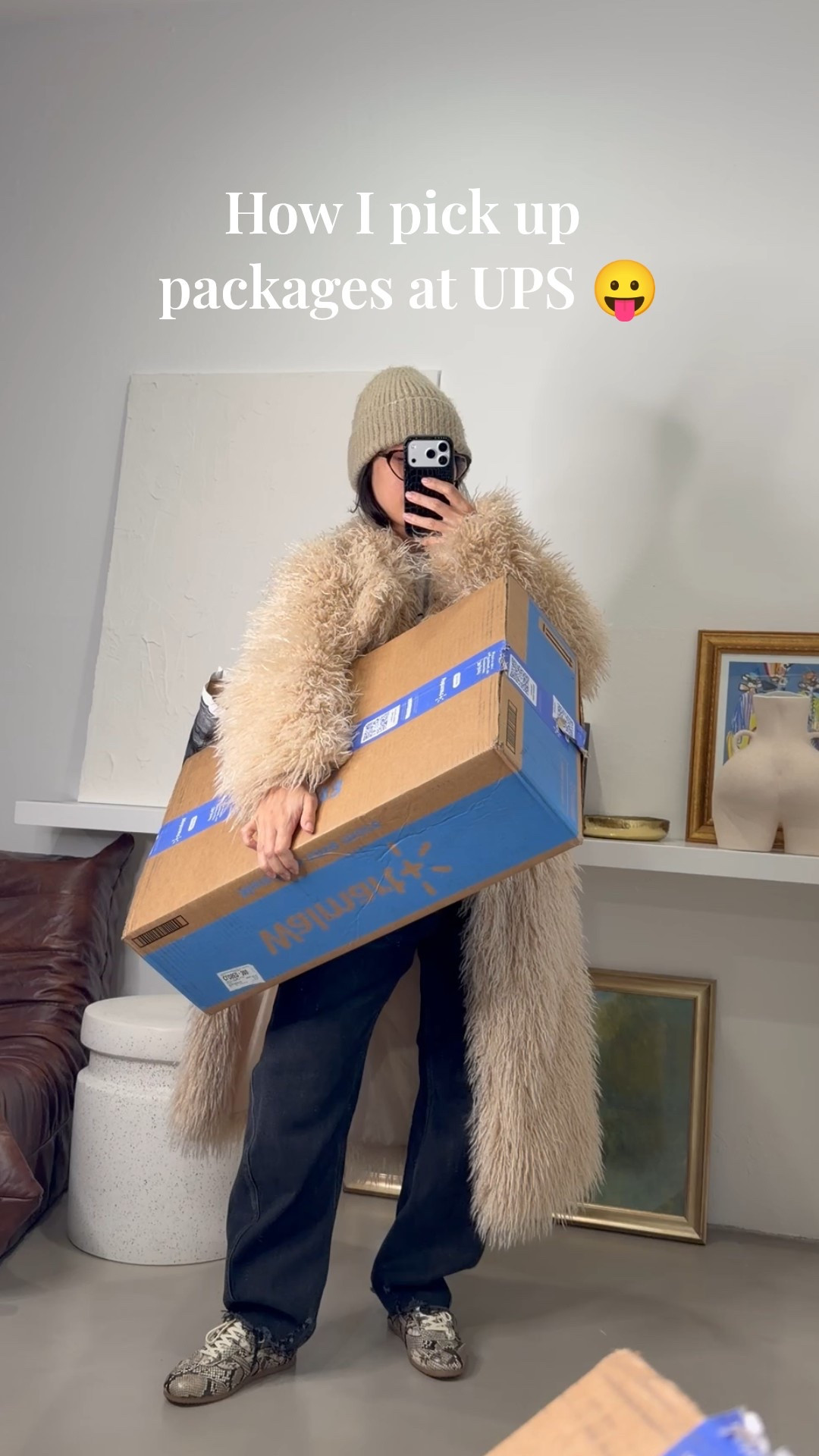 When the package is bigger than you 😛! OOTD for my daily UPS stop. 

#LTKFindsUnder100 #LTKootd #LTKPetite