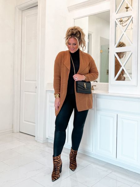 Love Spanx with a black body suit or turtle neck for the perfect base to mix and match with all sweaters, jackets, coats! 

#LTKstyletip #LTKmidsize #LTKfindsunder100