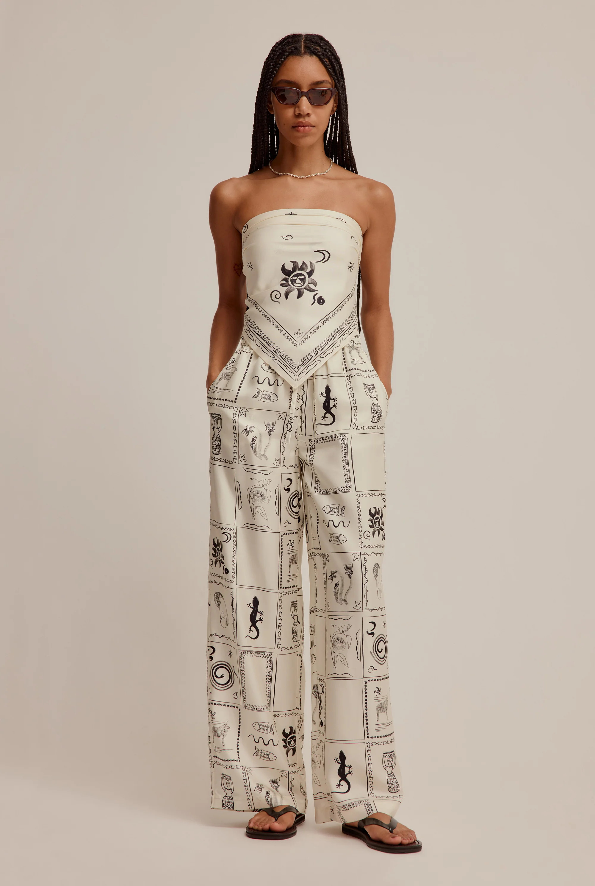 Silk Wide Leg Pant | Venroy AU
