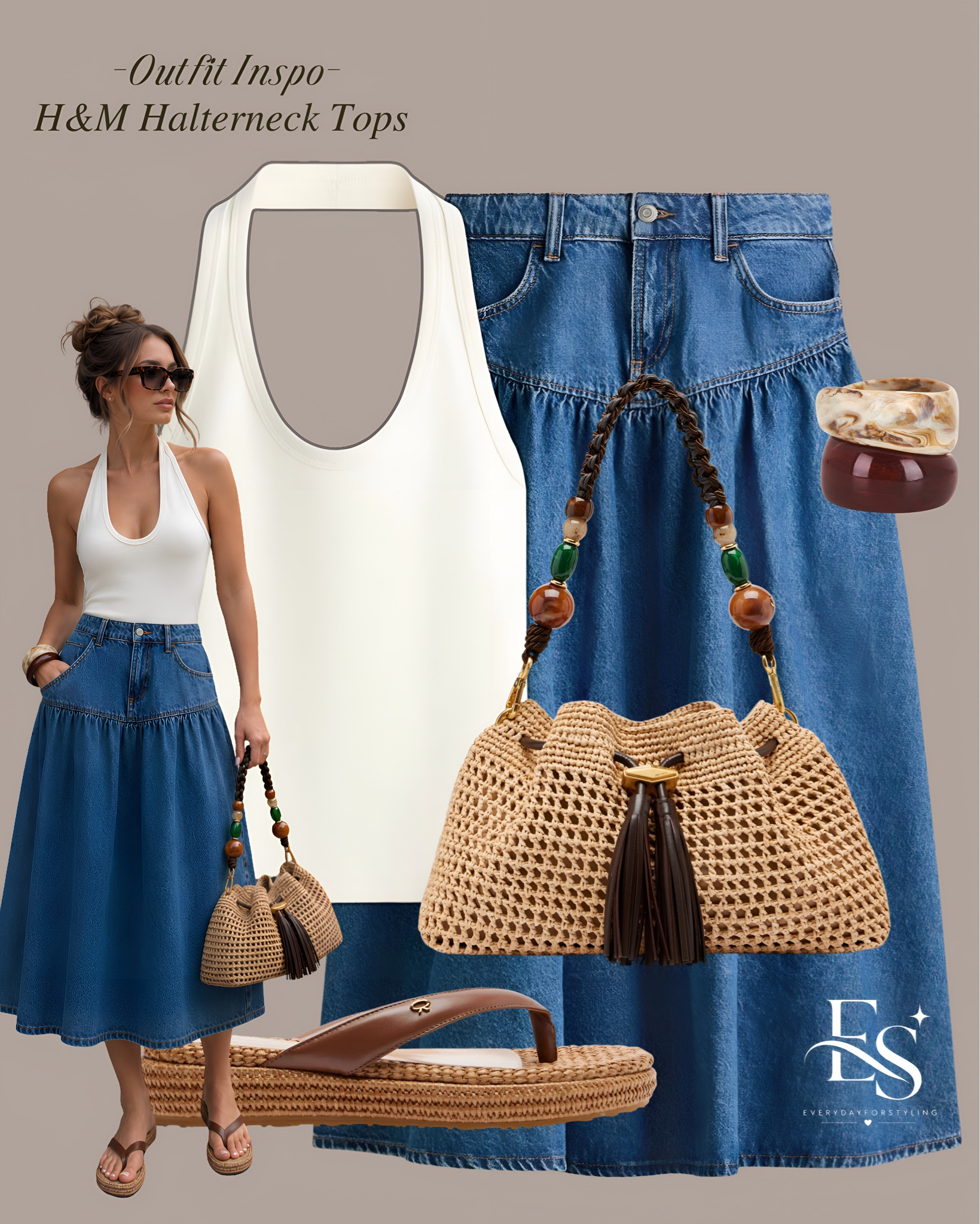 Denim midi + woven bag — effortless, beachy, never tries too hard 💙

quiet luxury outfit ideas, old money aesthetic outfits, halterneck top styling, summer capsule wardrobe, elevated minimalist fashion, H&M outfit inspiration, denim midi skirt outfit, monochrome summer outfit, neutral tone styling, affordable luxury fashion finds, old money summer style, minimalist wardrobe essentials, chic summer outfits 2026, tonal dressing ideas, woven bag outfit inspo, investment dressing tips, effortless summer style, timeless wardrobe staples, halter top outfit ideas, elevated basics styling,  summer outfits

#halternecktop, #oldmoneysummer, #hmNewIn, #capsulewardrobeideas, #SummerOutfitIdeas

#LTKTravel #LTKSeasonal #LTKootd
