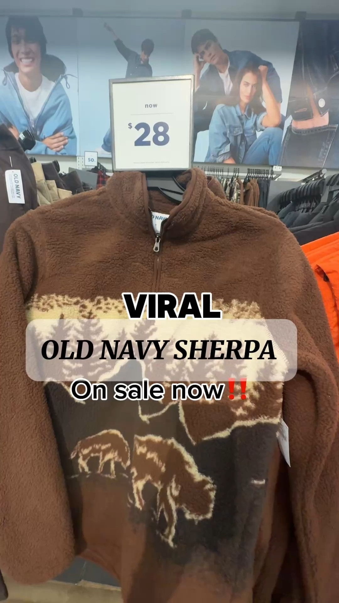 On sale now‼️🛍️🛒Old Navy did it again 😍 cozy, oversized, and under $40 — these Sherpas are giving ‘mountain lodge weekend’ energy 🏔️ #oldnavyfinds #cozyseason #sherpas #trendingnow 

#LTKSaleAlert #LTKMens #LTKSeasonal