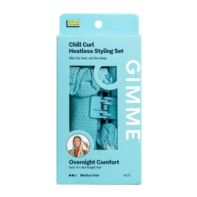 Gimme Beauty Chill Curl Heatless Styling Set - Mid-Length & Medium Hair - 4ct | Target