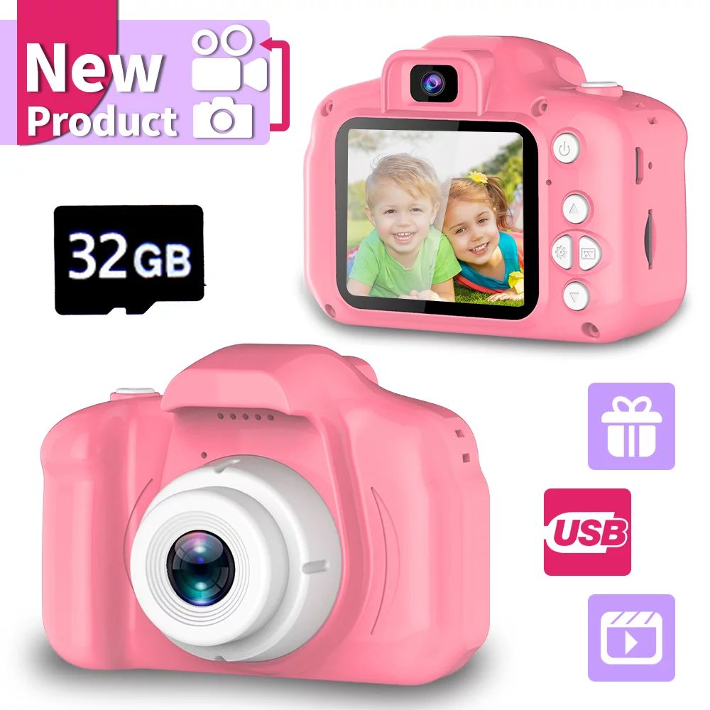Seckton Kids Digital Camera, Birthday Gifts for Girls Age 3-9, HD Digital Cameras , Girl Gift Cam... | Walmart (US)