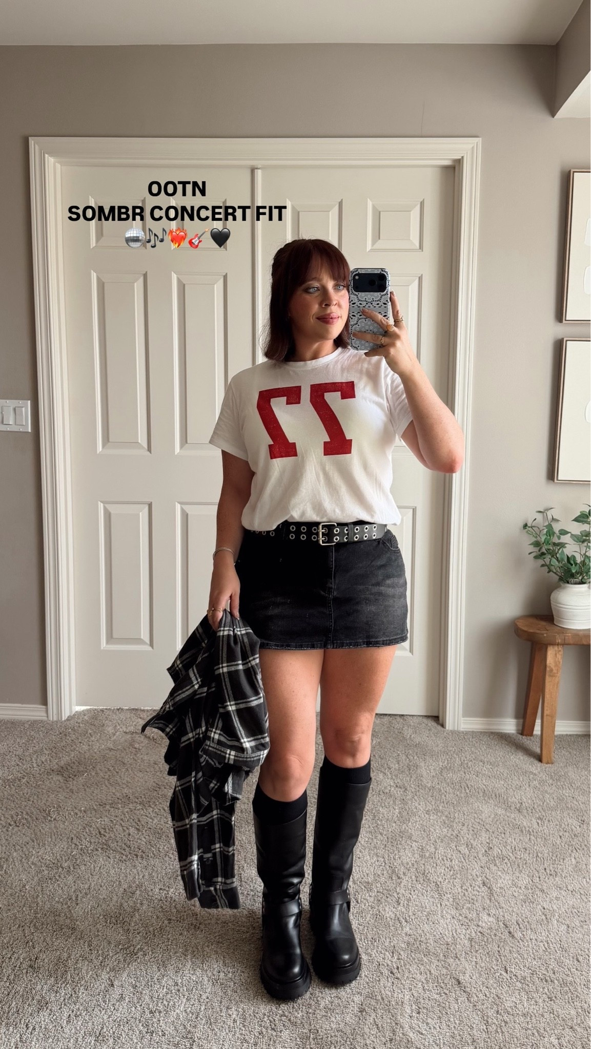 Sombr Concert Outfit of the Night ❤️🖤🎶🎸 size 8/10 | M/L | 5’4”

#LTKootd