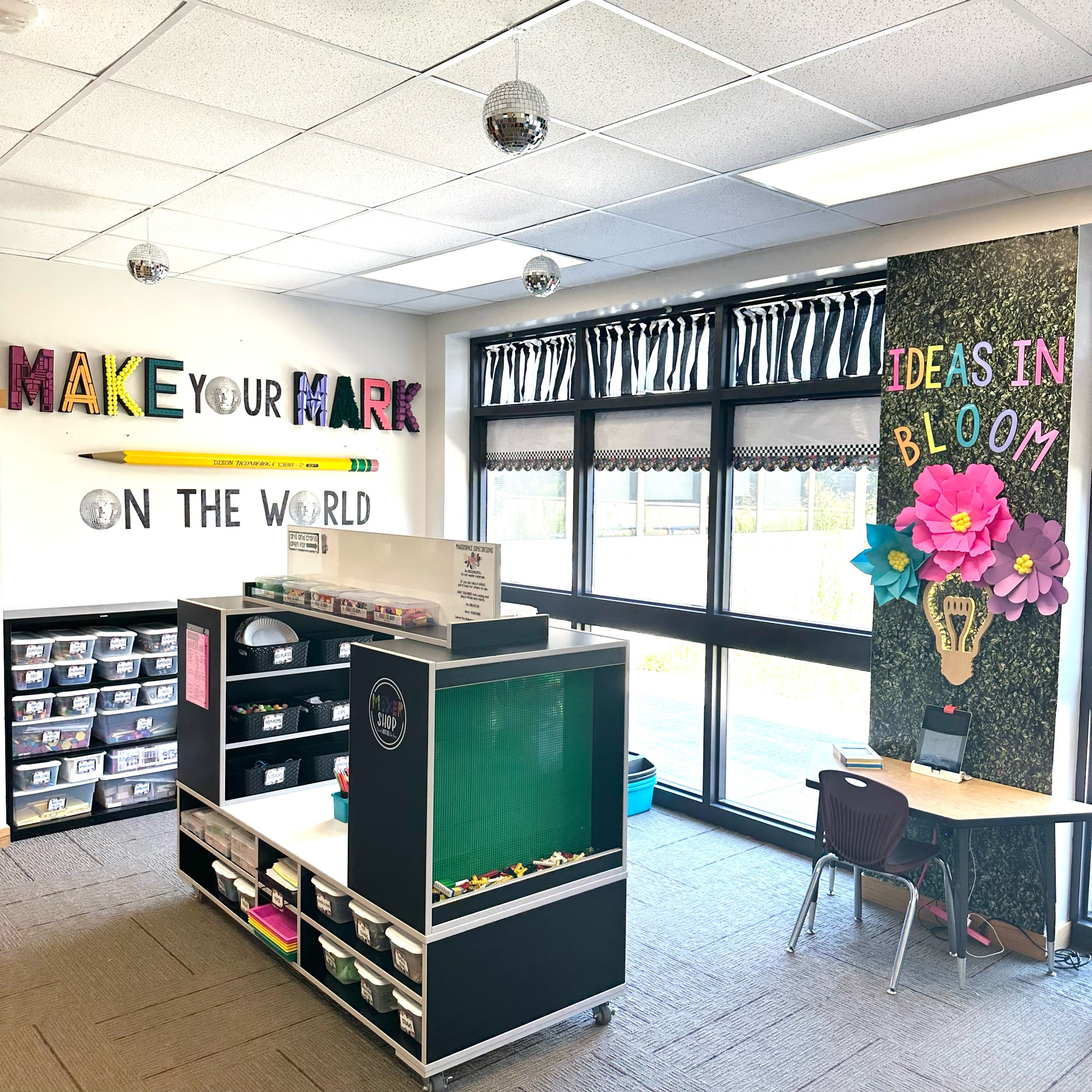 Check out all the links below for my Disco Garden classroom! 🪩🌸 #classroomdecor #backtoschool