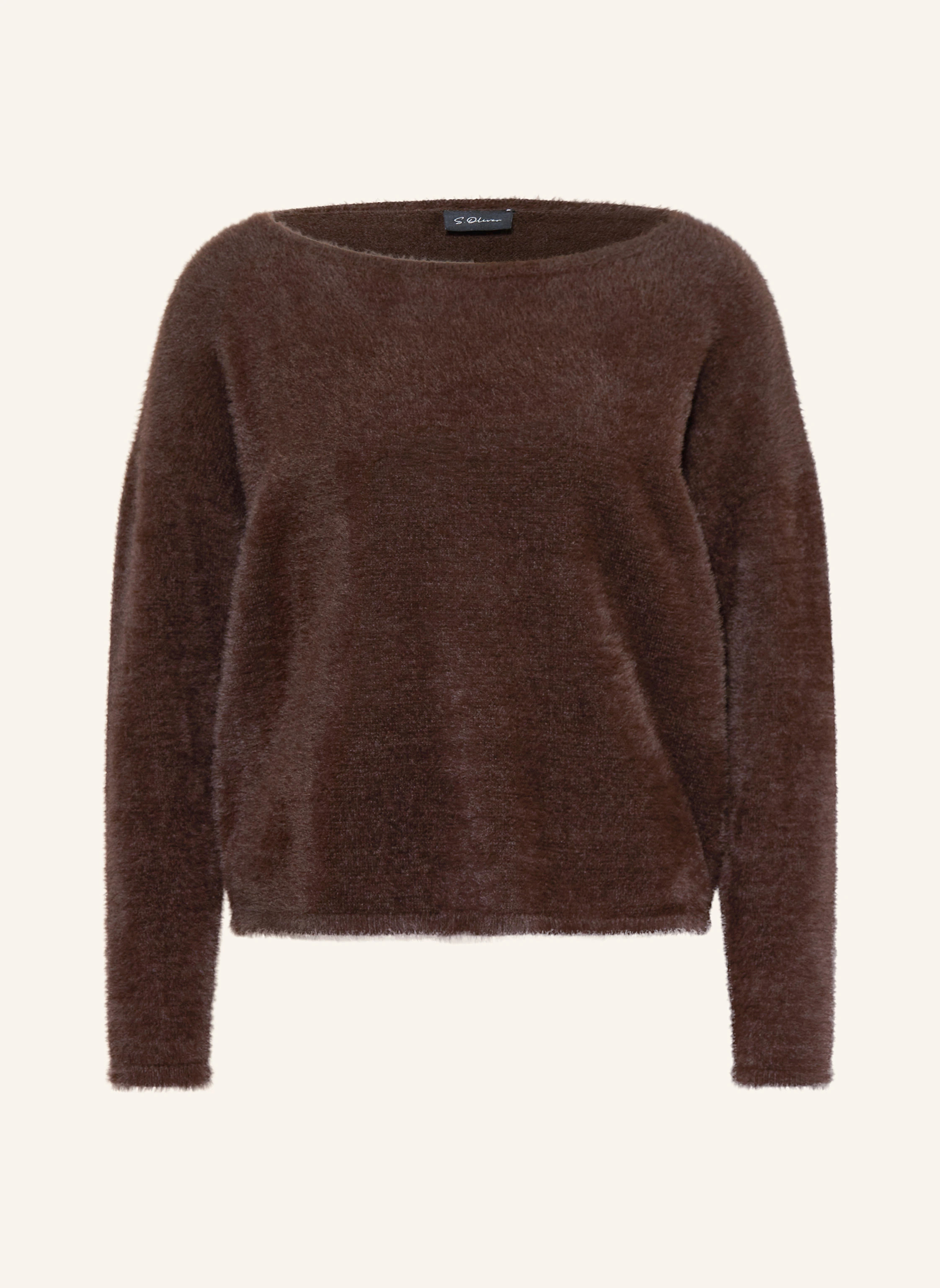 s.Oliver BLACK LABEL Pullover in dunkelbraun | Breuninger (DACH)