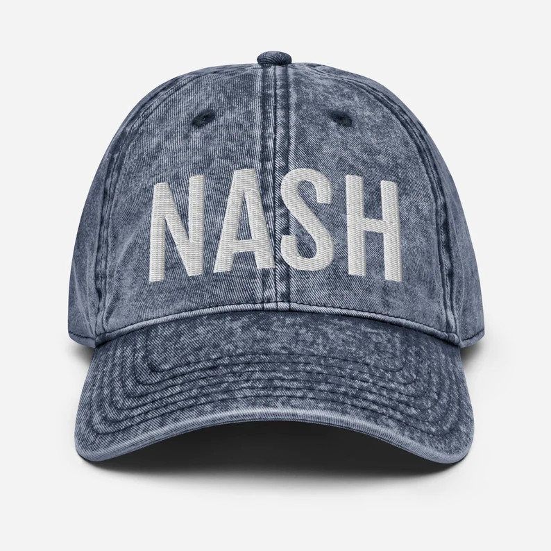 Nashville Vintage Baseball Cap - Etsy | Etsy (US)