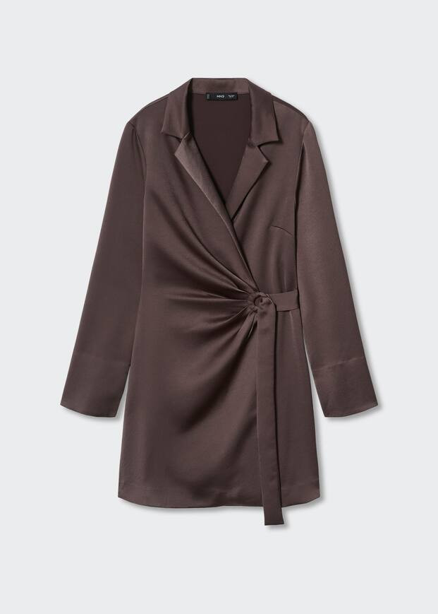 Bow wrap dress | MANGO (UK)