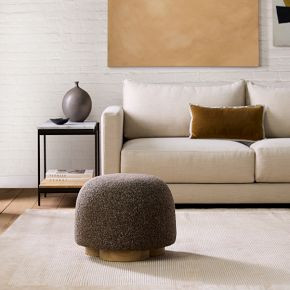Gumdrop Swivel Ottoman | West Elm (US)