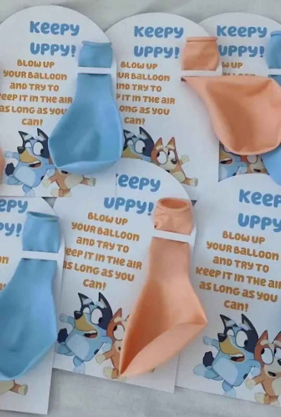 Bluey Keepy Uppy Balloon Holder Party Favours - Etsy | Etsy (US)