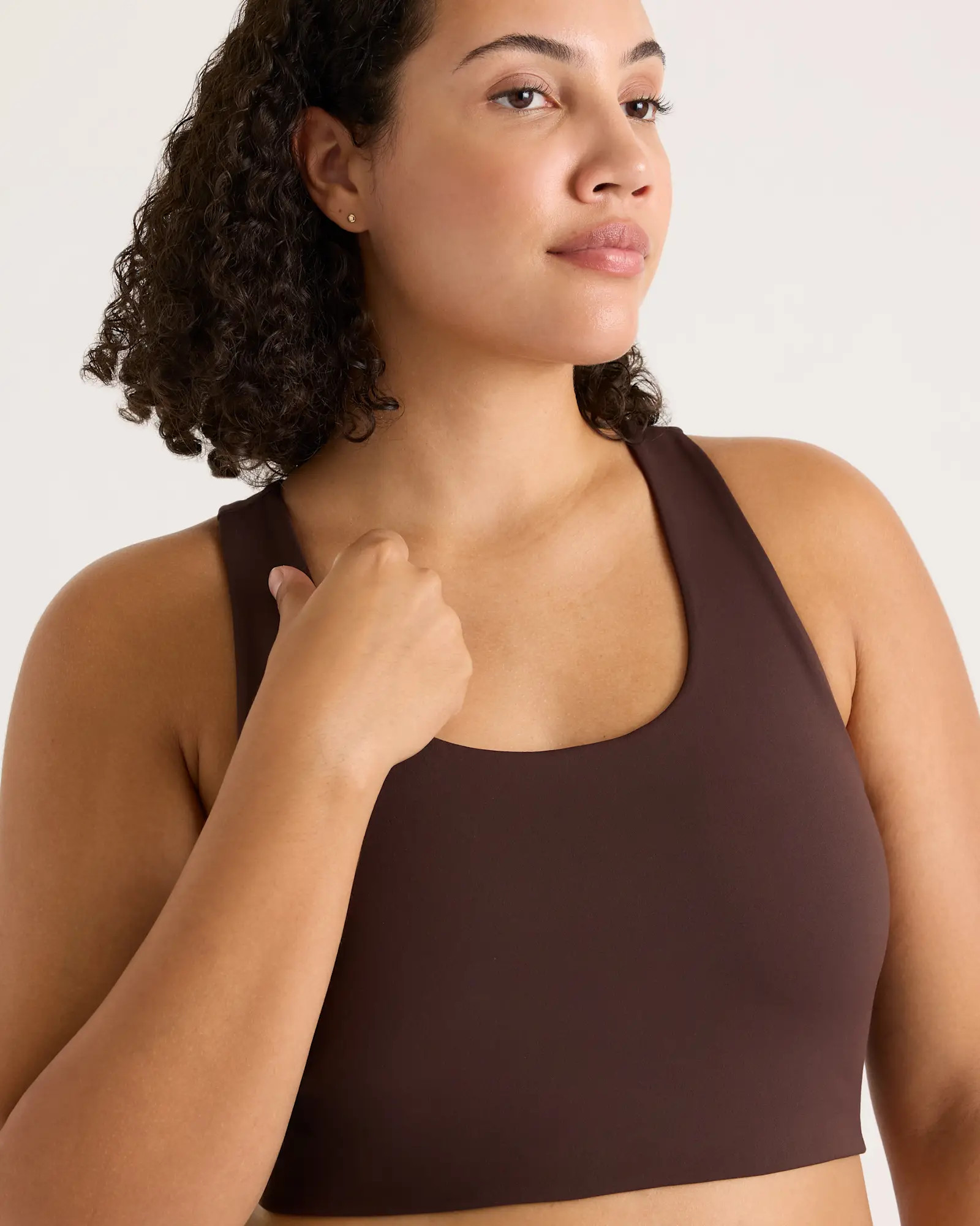 Ultra-Form Scoop Neck Longline Bra | Quince