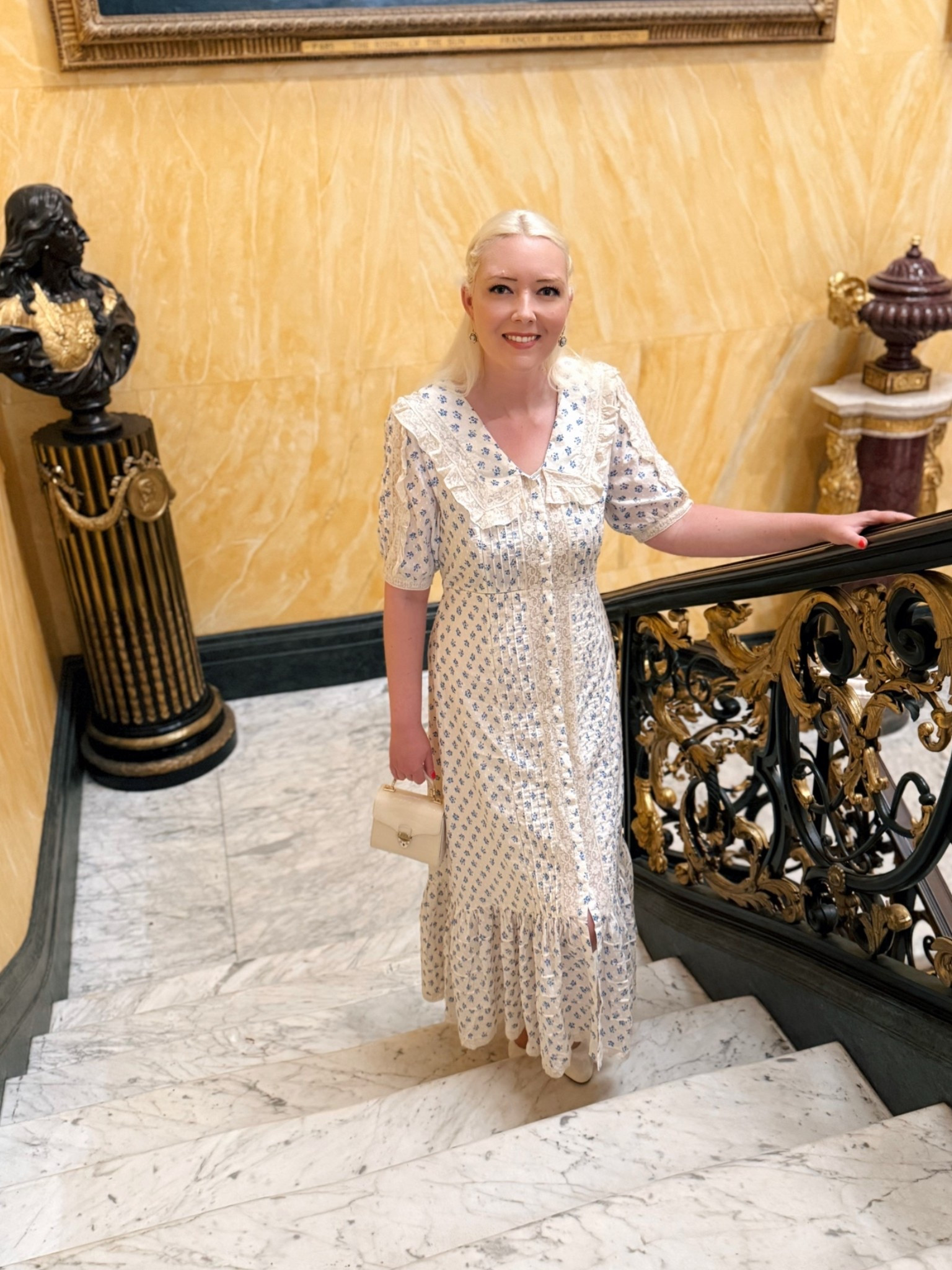 Wearing my darling new Rixo Edina dress - available in white, blue, and this blue embroidered version which was well worth placing a pr order! I styled with my Mini Mayfair Bag by Aspinal of London and Sky Blue Little Lovelies Cameo Drop Earrings by Vintouch ✨

#LTKeurope #LTKluxury #LTKstyletip #LTKwedding

#LTKuk #LTKsummer #LTKdresses