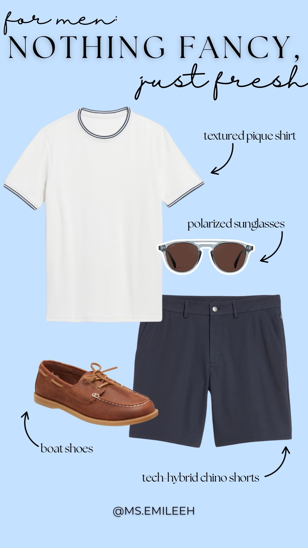 For men: Nothing fancy, just fresh!😎

July 4th outfit  
Men’s Navy button shirt,
Old Navy Men,
Summer outfits,
Outfit for him,
Polarized sunglasses,
Knit polo,
Men’s summer outfits,
Gift for him, 
Father’s Day gifts,
Summer outfits for him,
Short Outfits for him,
Button up shirts,  
Birthday gift for him 


#LTKMens #LTKFindsUnder50 #LTKSummerEdit