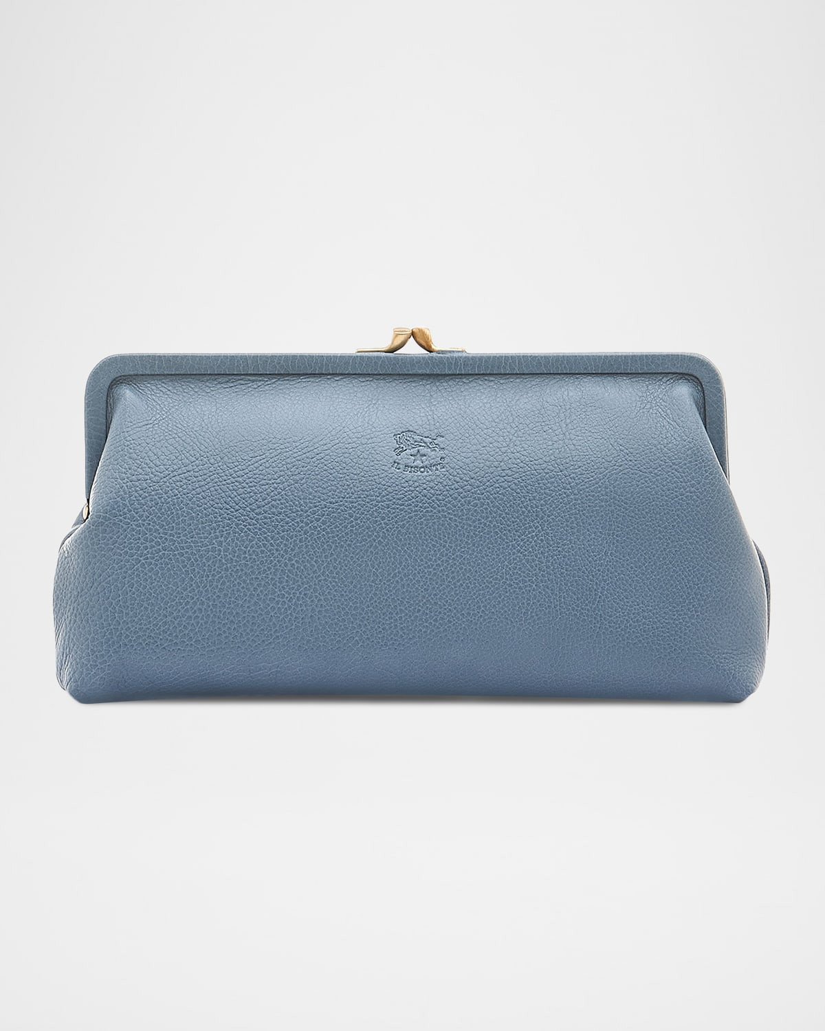 Classic Vaccjetta Leather Clutch Bag | Neiman Marcus