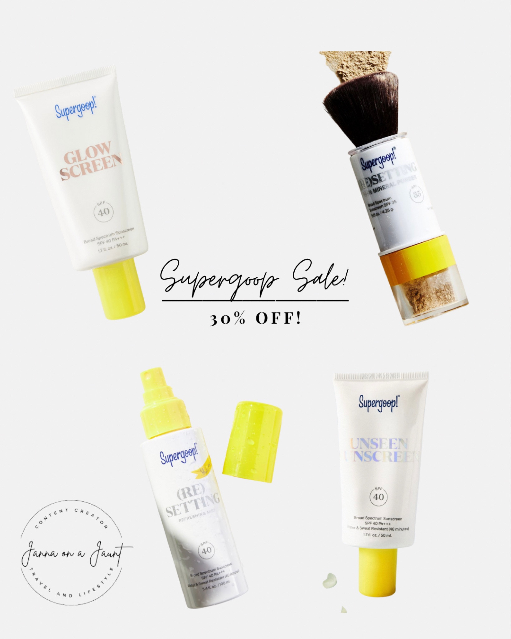 My favorite sunscreen on sale! 30% off! I have all of these and I love them! 🫶🏻

#LTKCyberweek #LTKbeauty #LTKsalealert