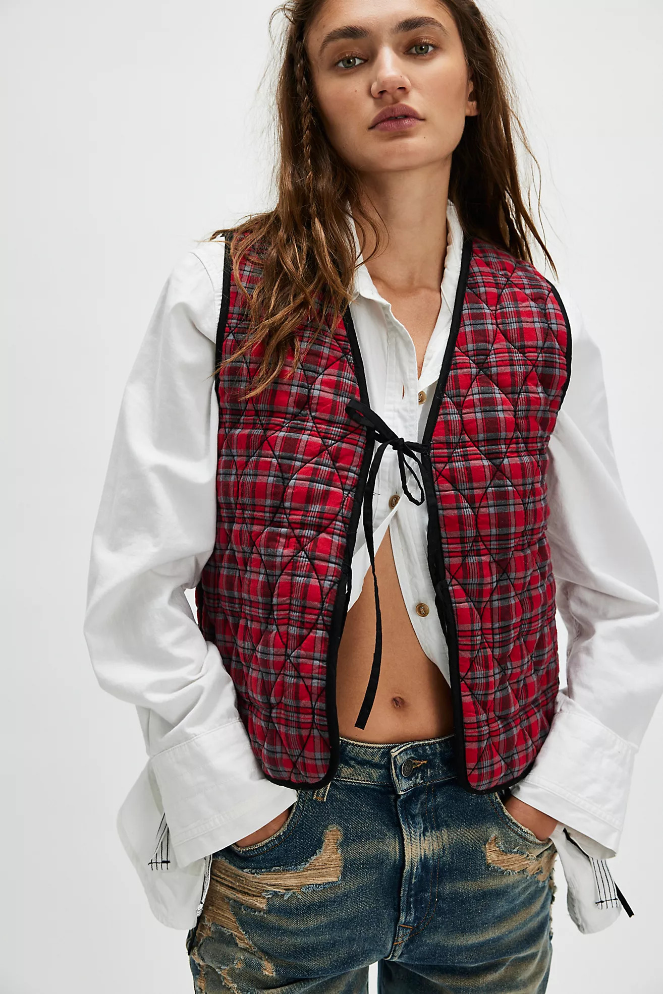 Damson Madder Arte Gilet | Free People (Global - UK&FR Excluded)