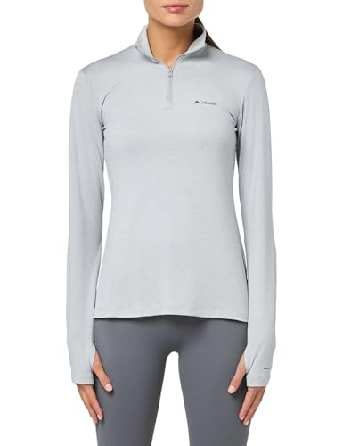 Columbia Women's Sloan Ridge 1/4 Zip, Columbia Grey Heather, X-Small | Amazon (US)