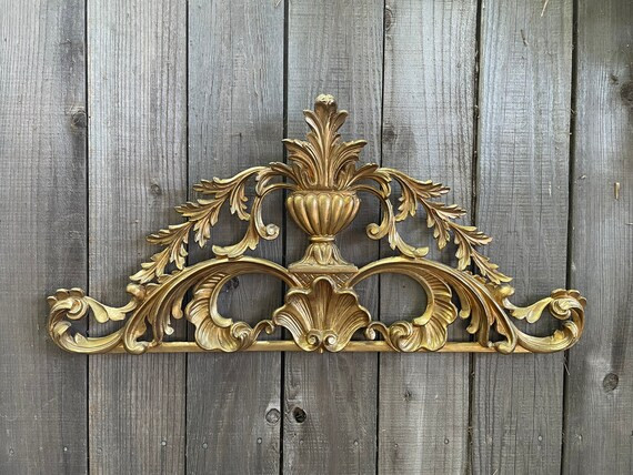 Hollywood Regency  Large Flourished Wall Decor  Made in | Etsy | Etsy (US)