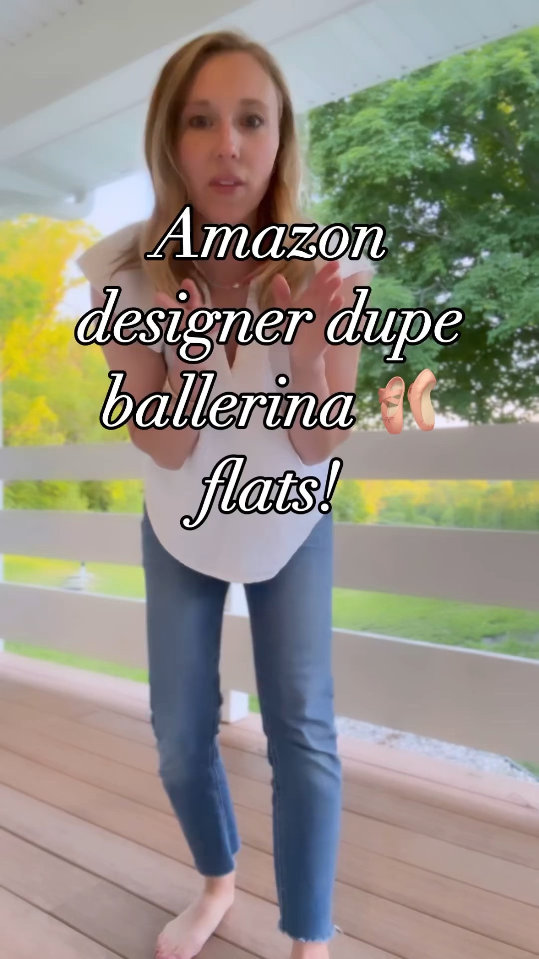 Amazon designer dupe ballerina flats! Perfect for spring and summer outfits! 

#LTKSeasonal #LTKShoeCrush