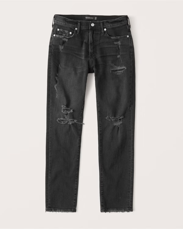 Men's Slim Straight Jeans | Men's Bottoms | Abercrombie.com | Abercrombie & Fitch (US)