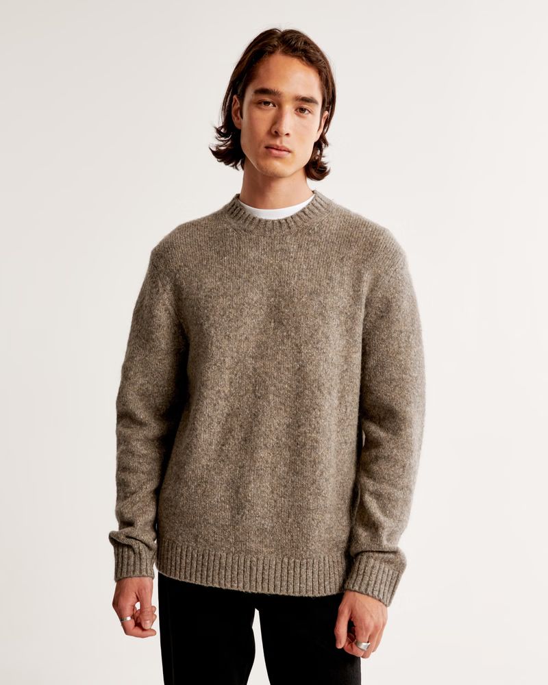 Marled Crew Sweater | Abercrombie & Fitch (US)