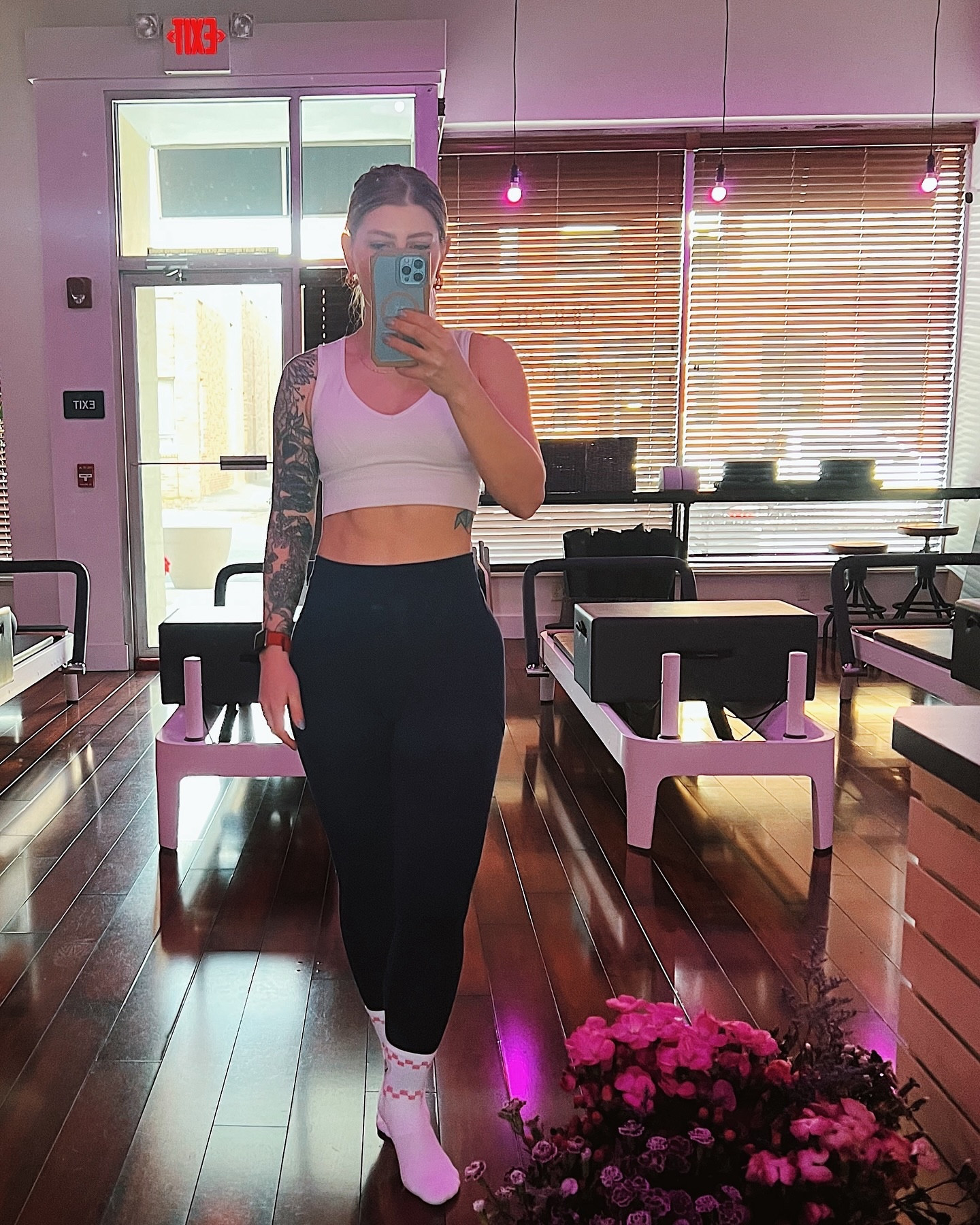 Will always stop to photograph pretty flowers 💐 I have benefitted from Pilates in so many ways. With Crohn’s disease, being active is a huge priority/necessity. Including Pilates into my routine has improved my strength, balance, breathing, and overall well-being. 

#LTKActive #LTKFitness