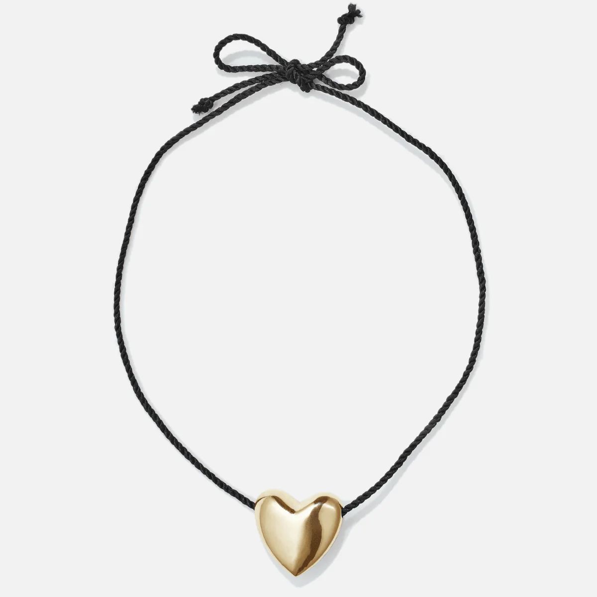 Annika Inez Gold Plated Heart Necklace Large - At Present | At Present