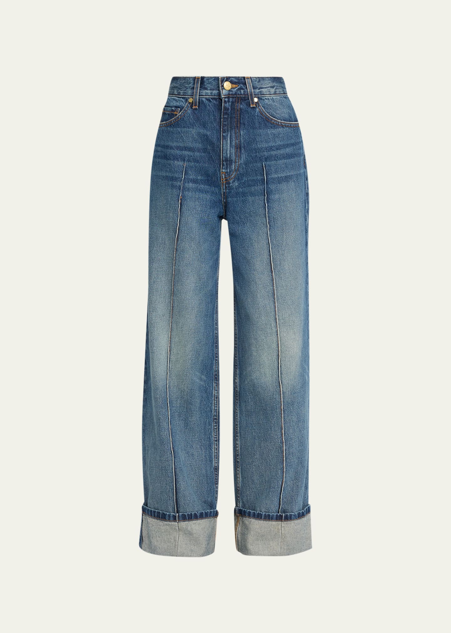 Ulla Johnson The Genevieve Wide-Leg Denim Jeans | Bergdorf Goodman