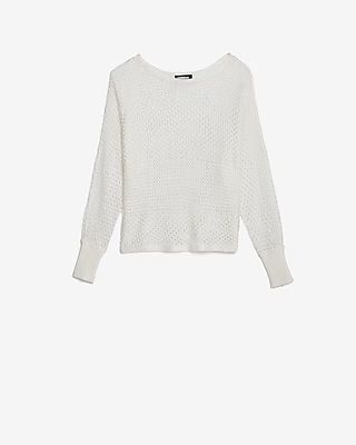 Open Stitch Dolman Sweater | Express