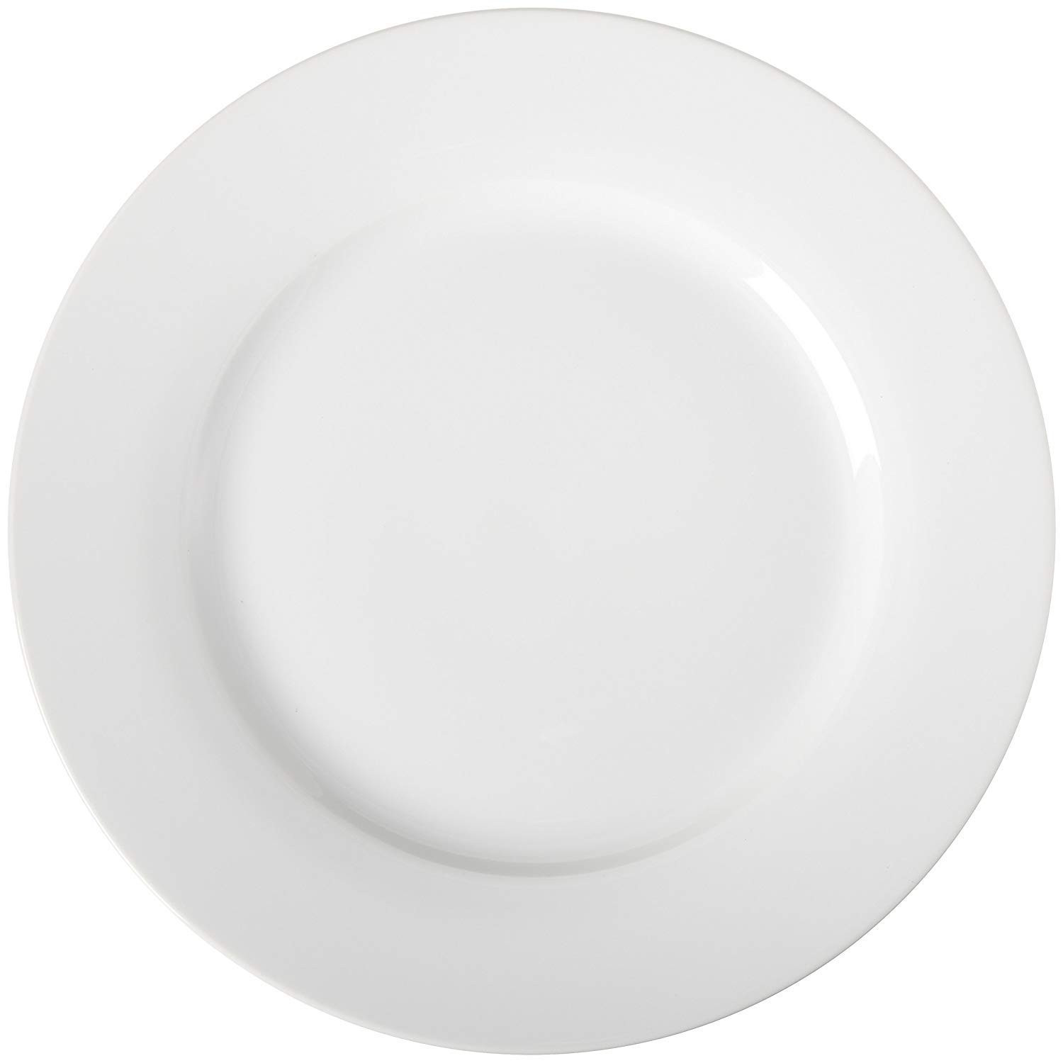 Amazon Basics 6-Piece White Dinner Plate Set, Microwave and Dishwasher Safe for Everyday Use, 10.... | Amazon (US)