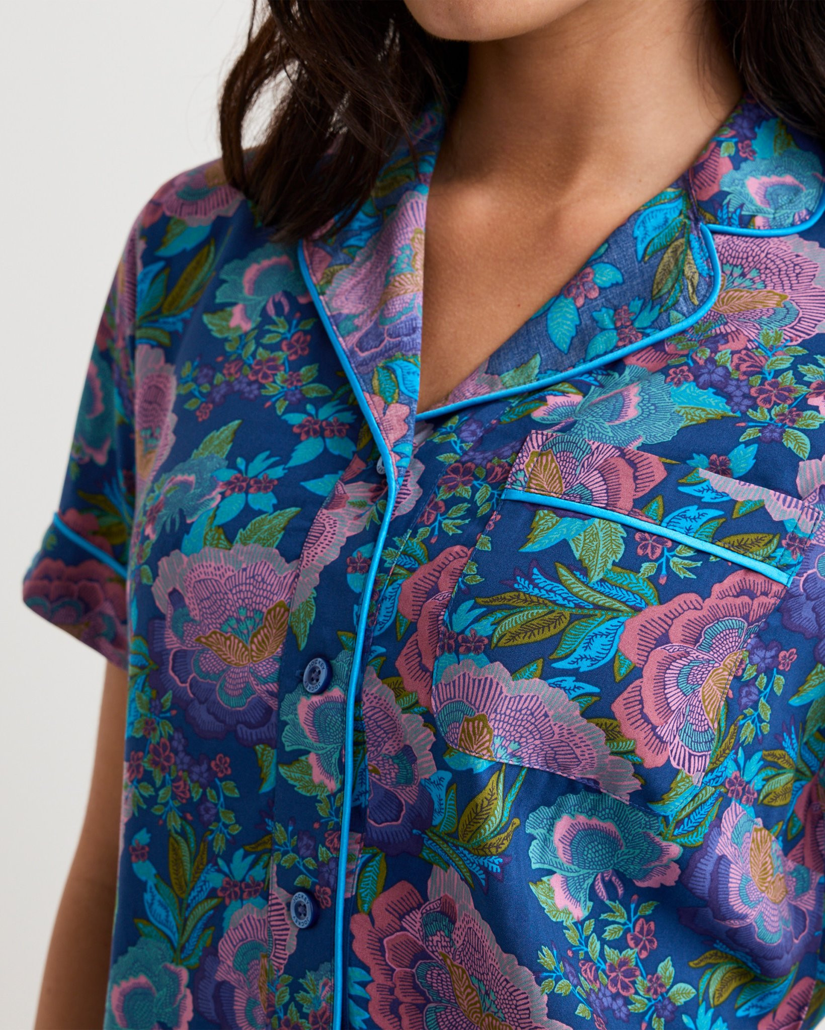 Soft Touch Luxe Woven Short Sleeve Top | Jockey