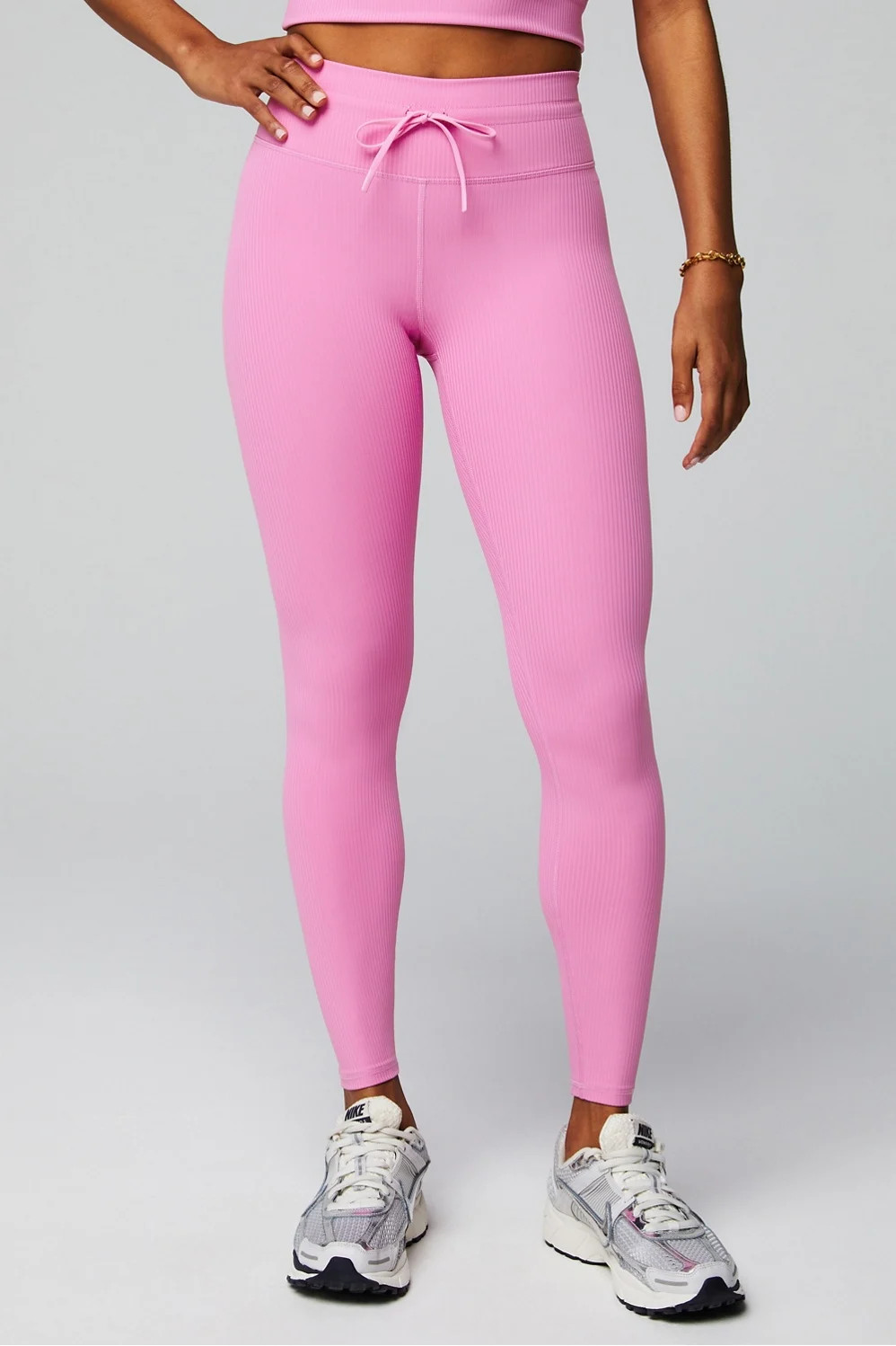 Oasis Rib High-Waisted Legging | Fabletics - North America