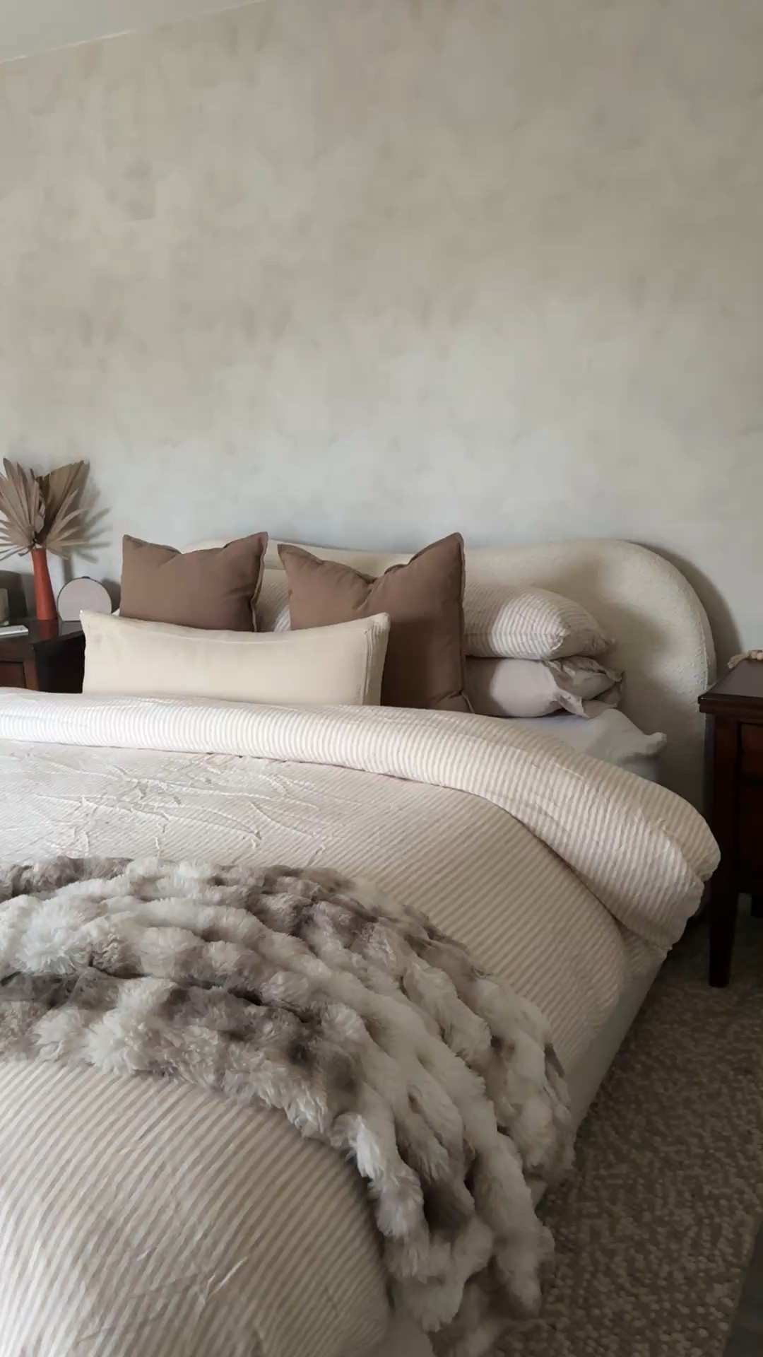 Everything I use for my cozy fluffy layered winter bedding

Use the fluffy duvet hack to make your bed feel like a hotel. Order this down duvet insert one size bigger than the cover. My bed is a queen, so I have a queen size cover and a king size insert. This makes my bed extra plush and cozy 

The linen duvet cover is breathable and perfect for hot sleepers 

Organic modern bedding, organic modern decor, organic modern home inspo, striped linen bedding, linen bedding, quince line bedding, winter bedding refresh, winter bedding inspo 

#LTKHome