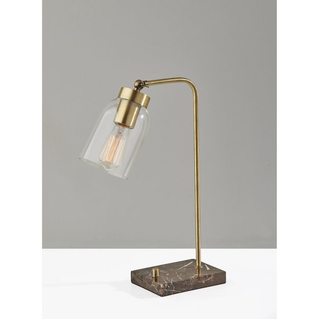 Bristol Desk Lamp (Includes Light Bulb) Antique Brass - Adesso | Target