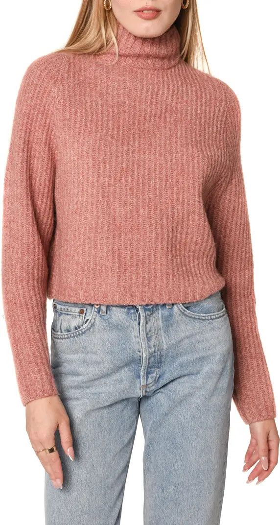 WAYF Marley Tulip Back Mock Neck Sweater | Nordstrom | Nordstrom